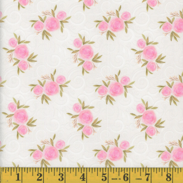 Pink Twilene Seersucker Knit Fabric