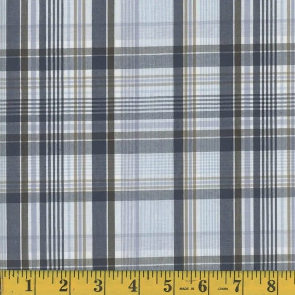 Oxford Marcus Dresden Plaid Poly Cotton Fabric