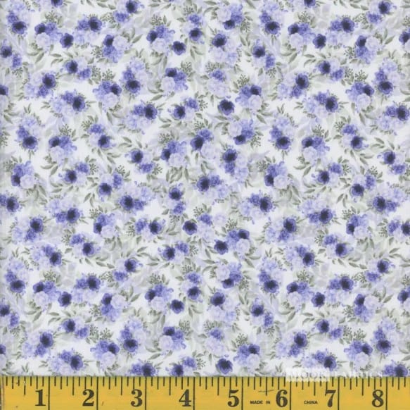 Anastasia Indigo Crinkle Polyester Fabric