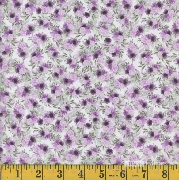Anastasia Grape Crinkle Polyester Fabric