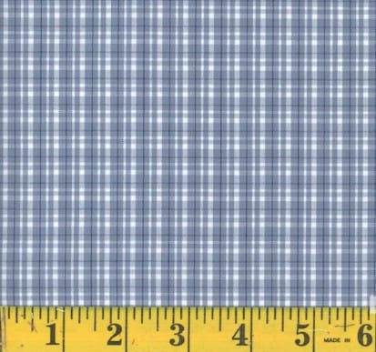 Oxford Benji Light Dresden Plaid Poly Cotton Fabric