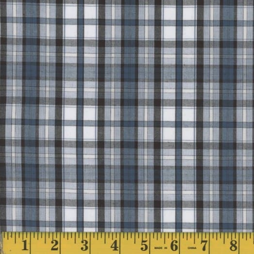 Oxford Gregg Dresden Plaid Poly Cotton Fabric