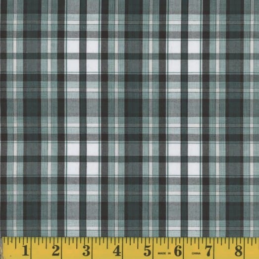 Oxford Gregg Forest Plaid Poly Cotton Fabric