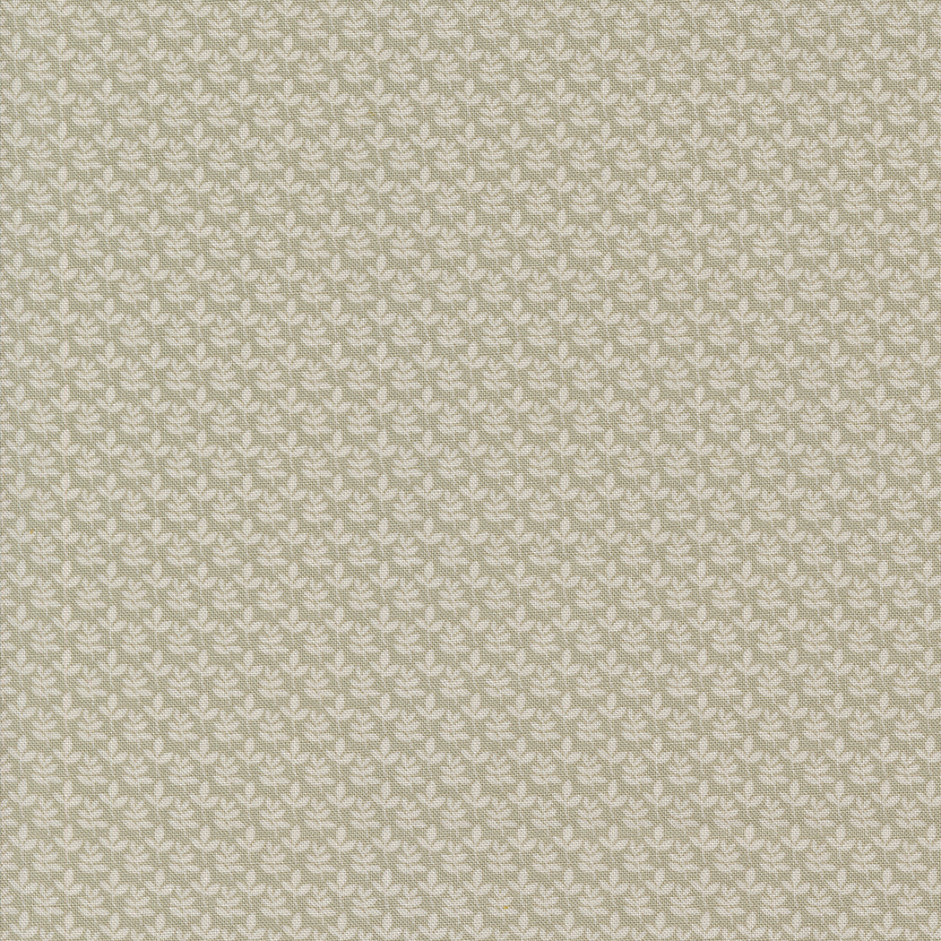 Moda Georgia Tiny Sprig Leaf Quilting Cotton Fabric- Path