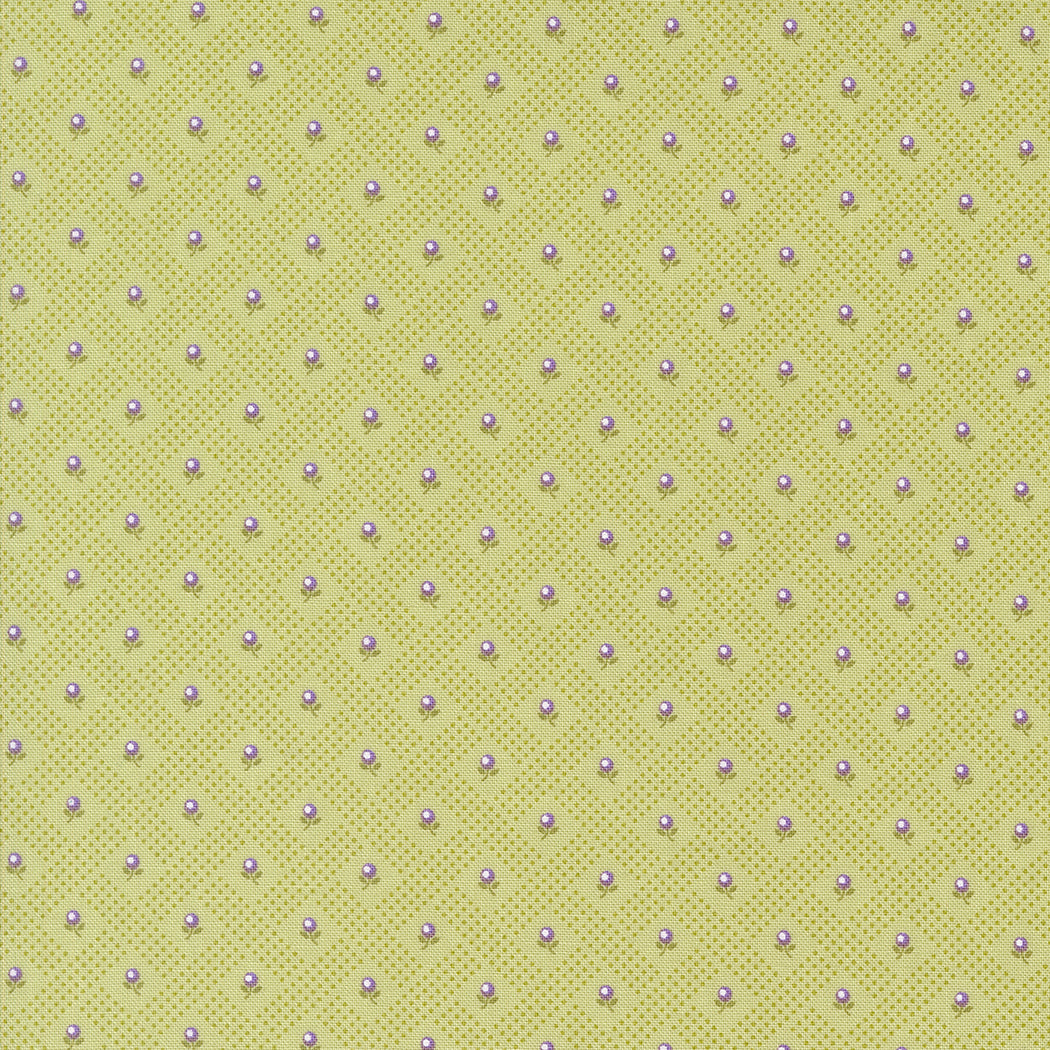 Moda Georgia Diagonal Floral Quilting Cotton Fabric- Willow