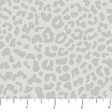 Northcott Wild One Cheetah Quilting Cotton Fabric- Medium Gray