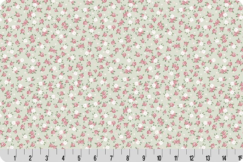 Shannon Fabrics Cottage Rose Lane Kensington Quilting Cuddle 43/44" wide- Meadow