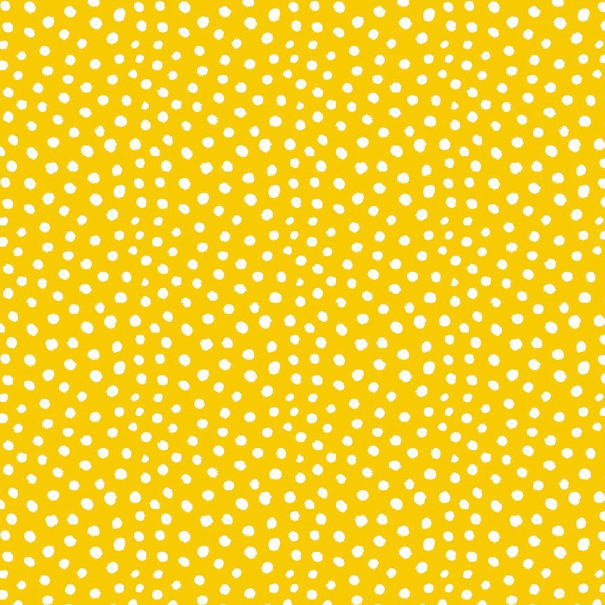 Timeless Treasures Sunflower Collection Irregular Spots Quilting Cotton Fabric- Yellow