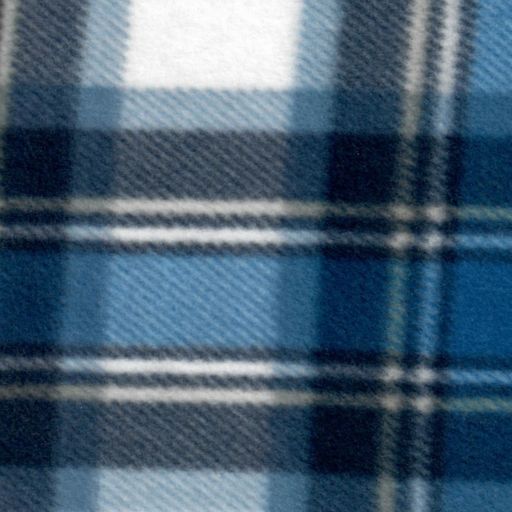 Jon Blue Plaid Polar Fleece