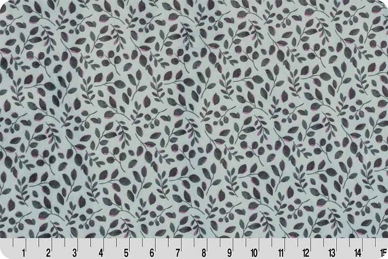 Shannon Fabrics Garden Bouquet Leaves Quilting Cuddle 43/44" wide- Green