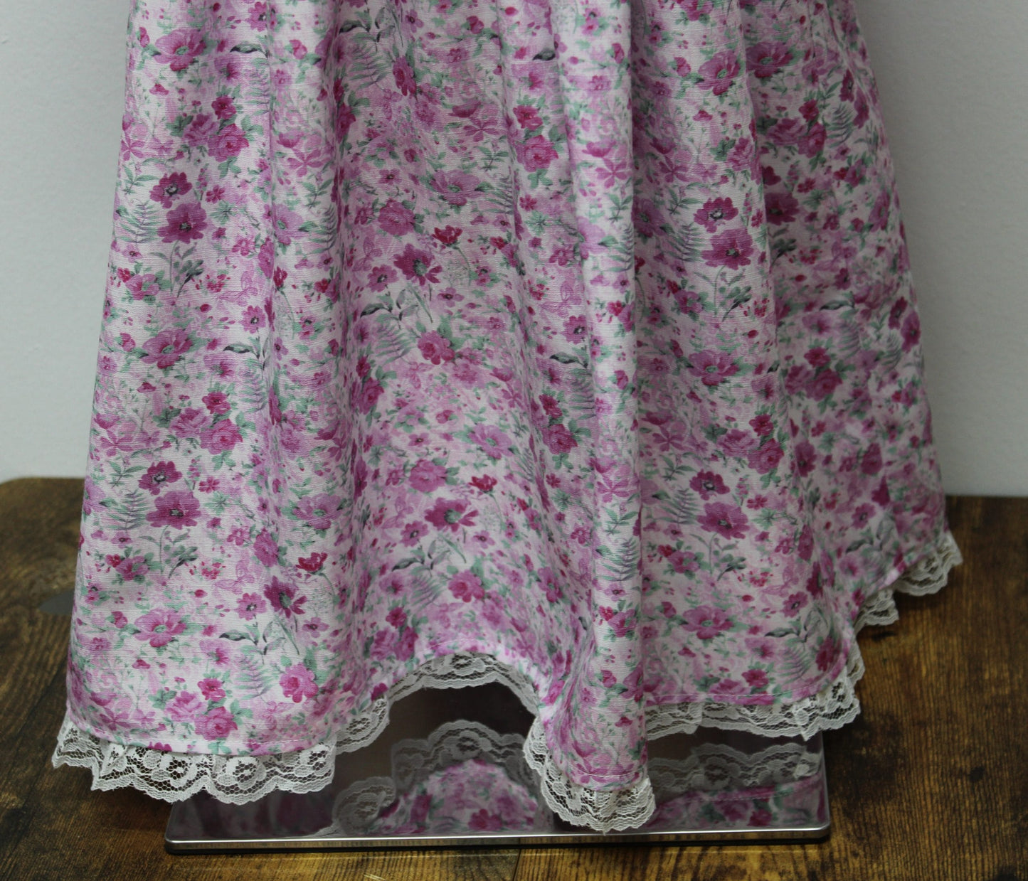 Girl's Lacy Modest Dress