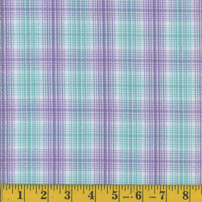 Perri Water Plaid Seersucker Fabric
