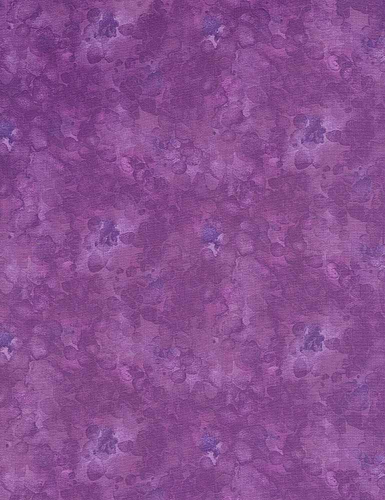 Timeless Treasures Solid-ish Watercolor Texture Quilting Cotton Fabric- Grape