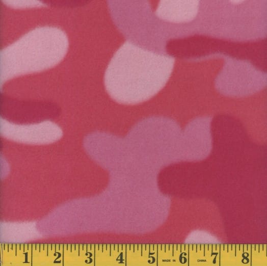 New Camoflauge Pink Polar Fleece