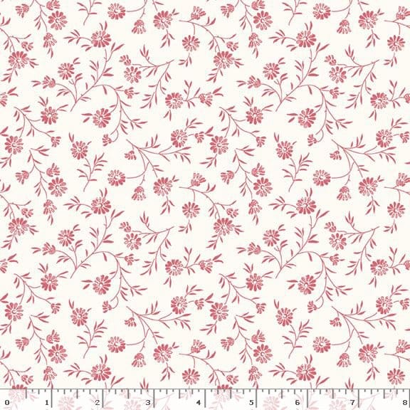 Marcus Fabrics Shades of Romance Daisy Quilting Cotton Fabric- Pink
