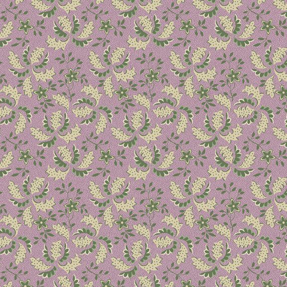 Marcus Fabrics Vivienne Floppy Fern Quilting Cotton Fabric- Lilac
