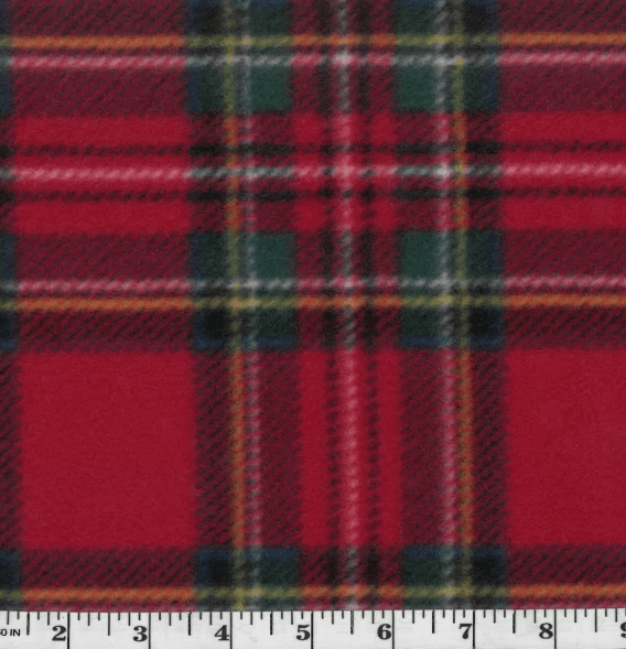Royal Steward Red Plaid Polar Fleece