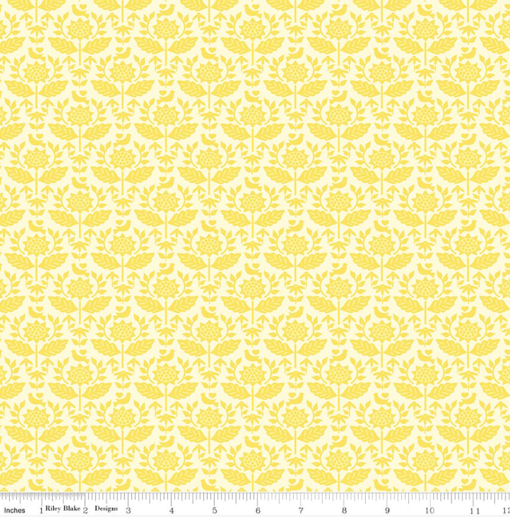 Riley Blake Sunny Skies Style Quilting Cotton Fabric- Sun
