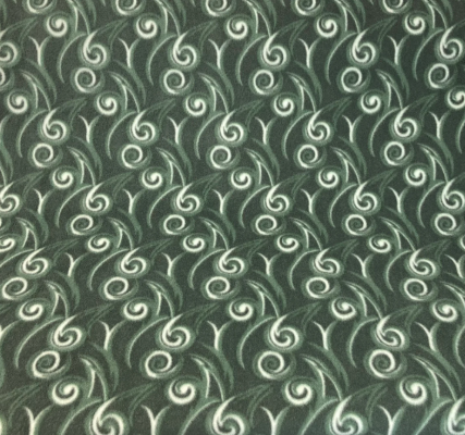 Green Swirls Polar Fleece