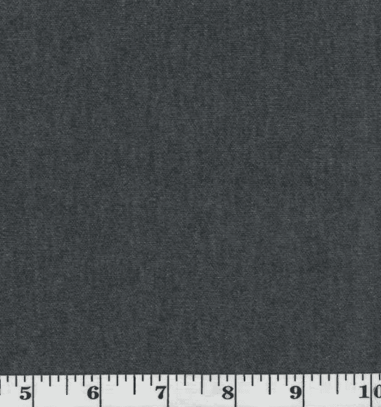 Solid Charcoal Interlock Knit Fabric
