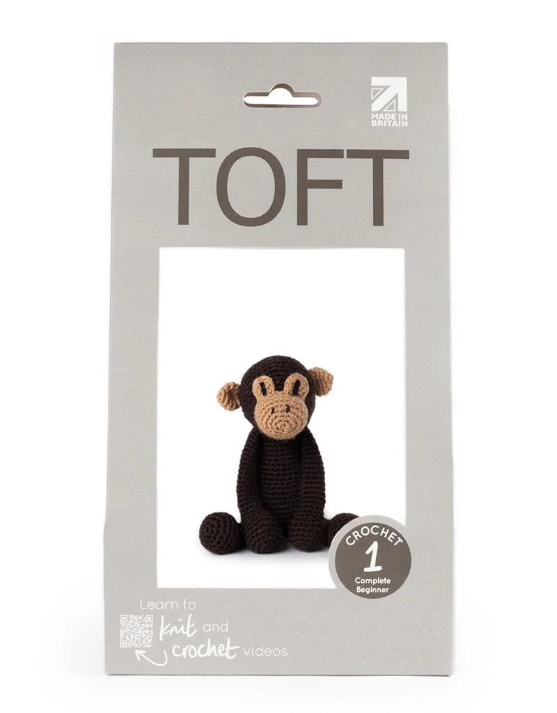 Toft Benedict the Chimpanzee Crochet Kit- Level 1 Beginner