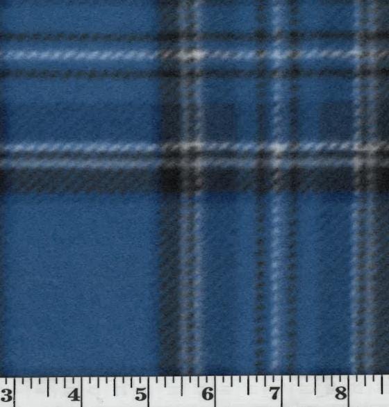 Royal Steward Blue Plaid Polar Fleece