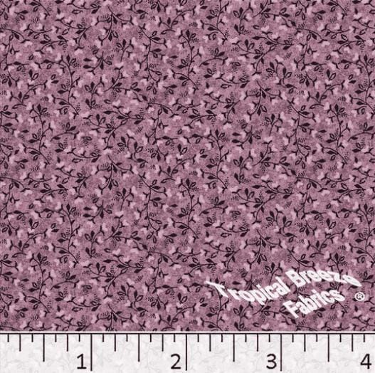 Rose Tiny Heart Floral Poly Cotton Fabric