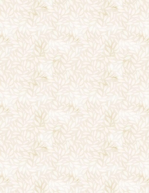 Wilmington Prints Paisley Punch Petals Texture Quilting Cotton Fabric- Cream