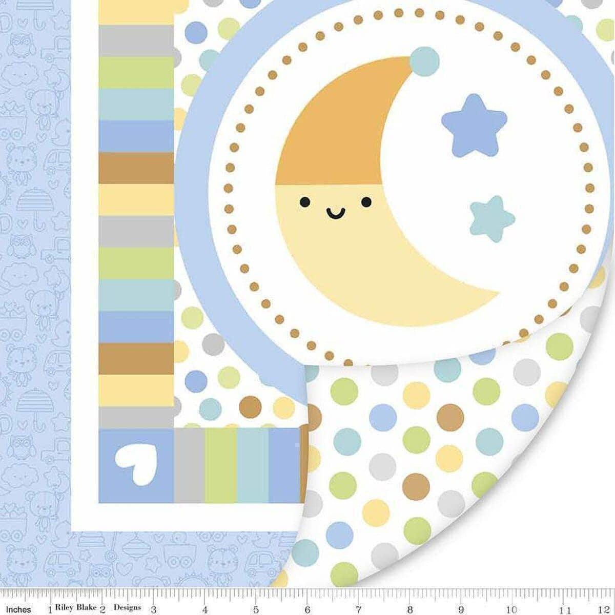 Blue Special Delivery Panel (29 3/4" x 35 1/2") Double Lush Velvet - No Fray Edge