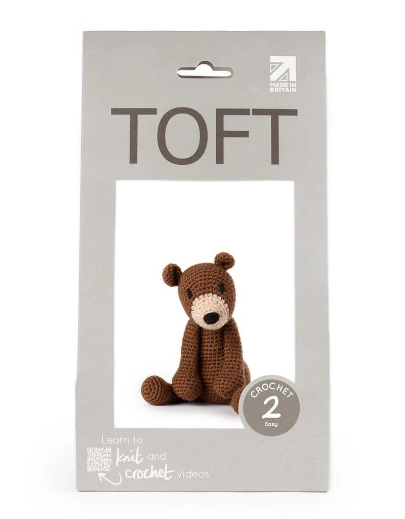 Toft Penelope the Brown Bear Crochet Kit- Level 2 Beginner