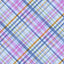 Wilmington Prints Paisley Punch Plaid Quilting Cotton Fabric- Blue