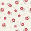 Wilmington Prints Scarlet Dreams Medium Floral Toss Quilting Cotton Fabric- Cream