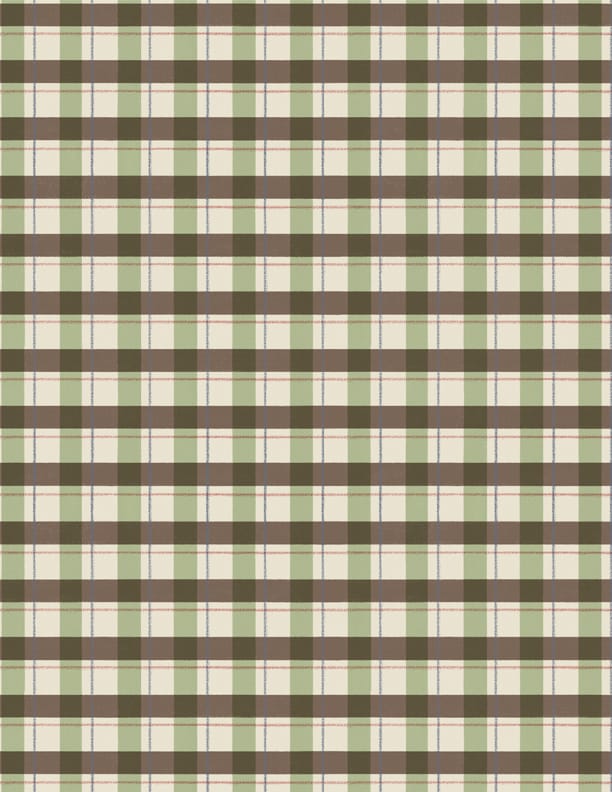 Wilmington Prints Evergreen Escape Plaid Quilting Cotton Fabric- Brown/Green