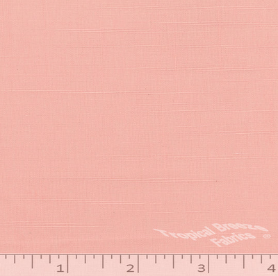 Peach Linen Weave Poly Cotton Fabric