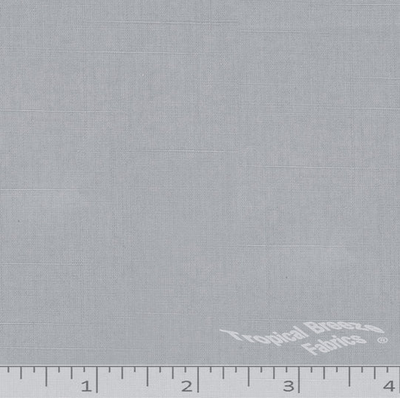 Silver Gray Linen Weave Poly Cotton Fabric