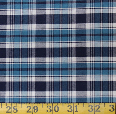 Oxford Dresden Plaid Poly Cotton Fabric
