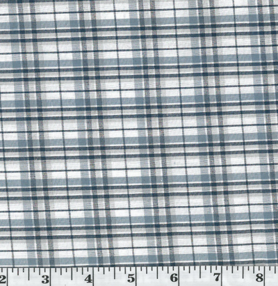 Oxford Royal Plaid Poly Cotton Fabric