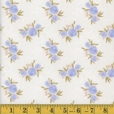 Blue Twilene Seersucker Knit Fabric