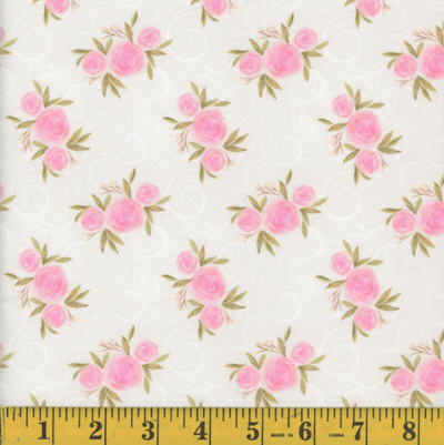 Pink Twilene Seersucker Knit Fabric