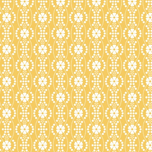 Benartex French Romance Octavia Quilting Cotton Fabric- Gold
