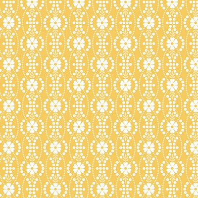 Benartex French Romance Octavia Quilting Cotton Fabric- Gold