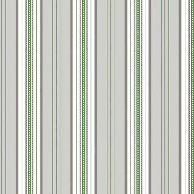 Benartex French Romance French Romance Simone Stripe Quilting Cotton Fabric- Green/Grey