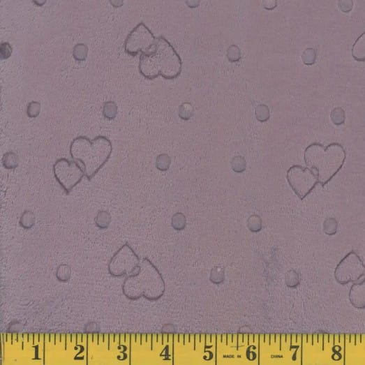 Nirvana Heart Dot Fleece Flannel