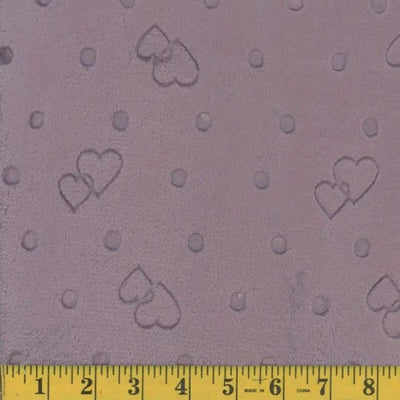 Nirvana Heart Dot Fleece Flannel