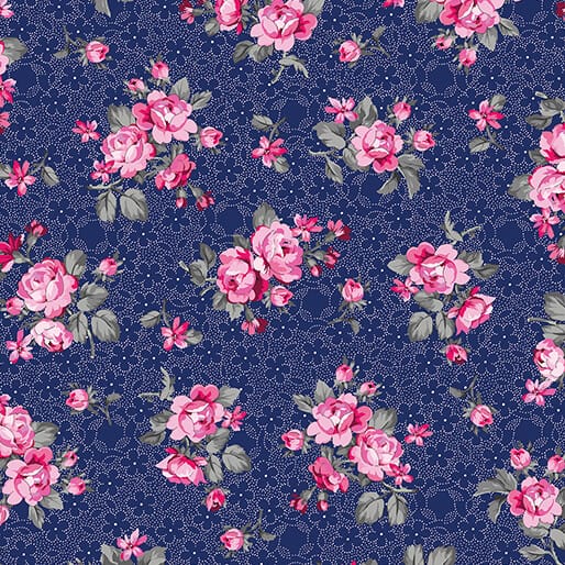 Benartex Promise Me Mom's Favorite Quilting Cotton Fabric- Blue
