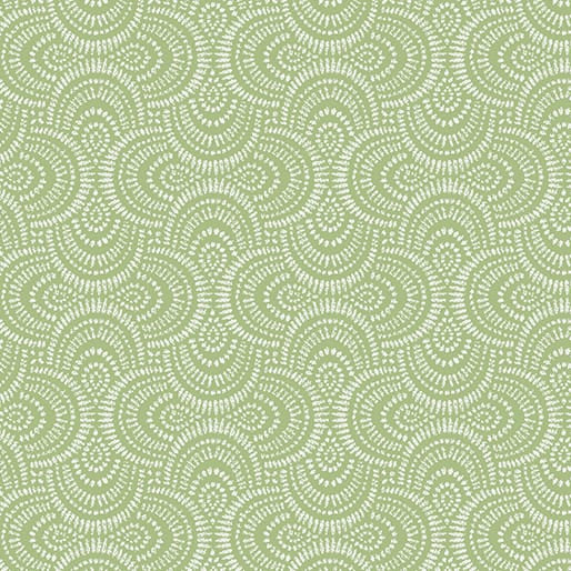 Benartex Promise Me Pathways Quilting Cotton Fabric- Mint
