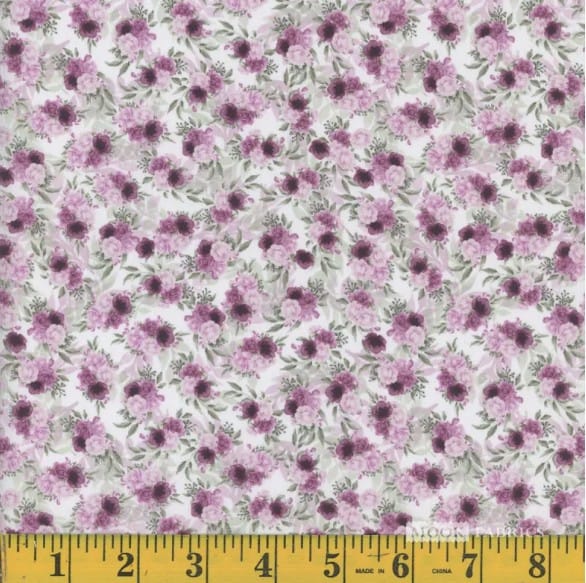 Anastasia Mauve Crinkle Polyester Fabric