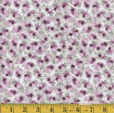 Anastasia Mauve Crinkle Polyester Fabric