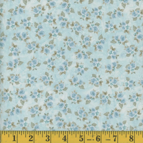 Larna Aqua Crinkle Polyester Fabric