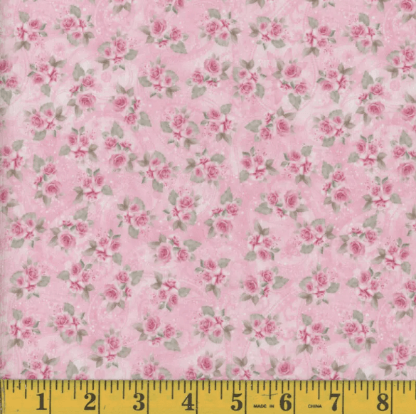 Larna Pink Crinkle Polyester Fabric